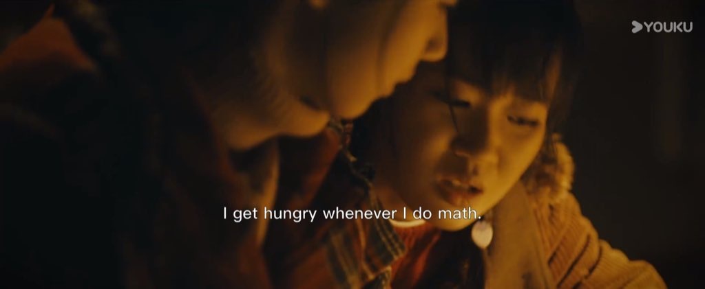 "I get hungry when I do math"